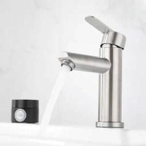 Round Straight Anti-Corrosion Basin Mixer Tap