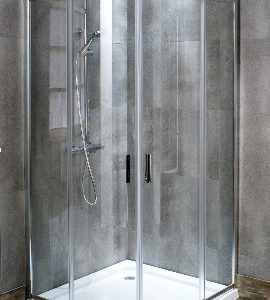 80x80 Curved Shower Enclosure - Model P04