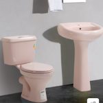 Twyford Mini-Set Water Closet in Pink - Model BT-CC03-1