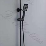 D-martin Black piano shower mixer