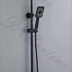 D-martin Black piano shower mixer