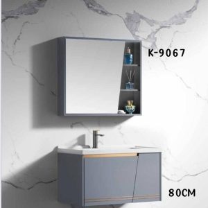 WK9067 80cm Wall-Mounted Cabinet Basin