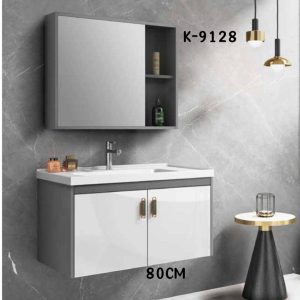 WK9128 80cm Wall-Mounted Cabinet Basin