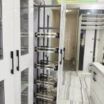 6 step Pullout aluminum pantry unit