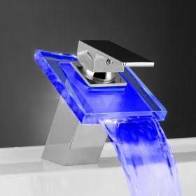 LED Light Basin Mixer - Model BT-BM18