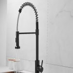 Matte Black Single-Handle Sink Mixer
