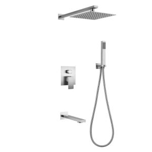 5-Way Square Head Conduit Shower - Model BS-CS03