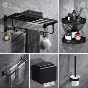 Complete 5 suite bathroom accessories