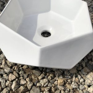 Diamond-Shaped Tabletop Wash Basin