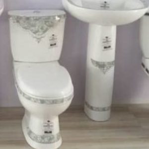 England Medium Designer Water Closet in Green-D - Model BT-CC09-02