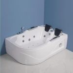 Luxury Double-Head Jacuzzi with Massage Jets