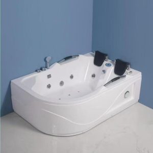 Luxury Double-Head Jacuzzi with Massage Jets