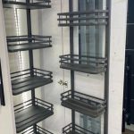 Grey pantry unit
