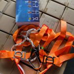 Full-Body Safety Harness with Single Lanyard Hook