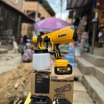 Rechargeable Cordless Paint Spray Gun with Extra Battery Pack