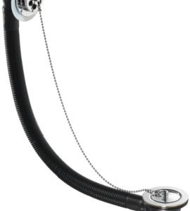 Standard Jacuzzi Drain Waste with Chrome-Plated Brass Plug and Chain