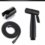 Black Round Handheld Shattaf Spray