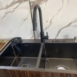 Black Semi-Full Kitchen Sink