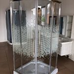 90x90cm Obscure Glass Shower Cubicle - Model P15